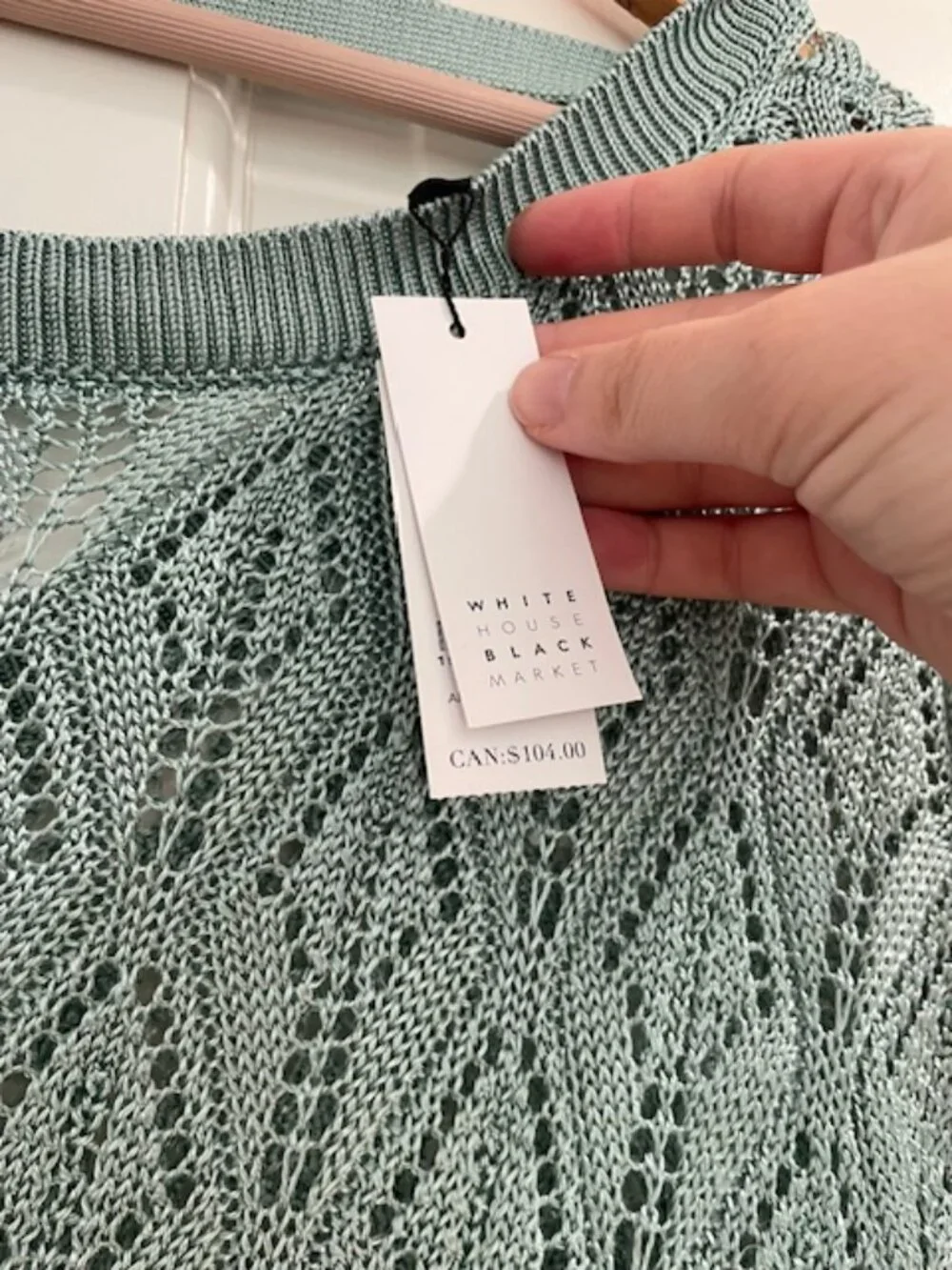 White House Black Market back stitchy